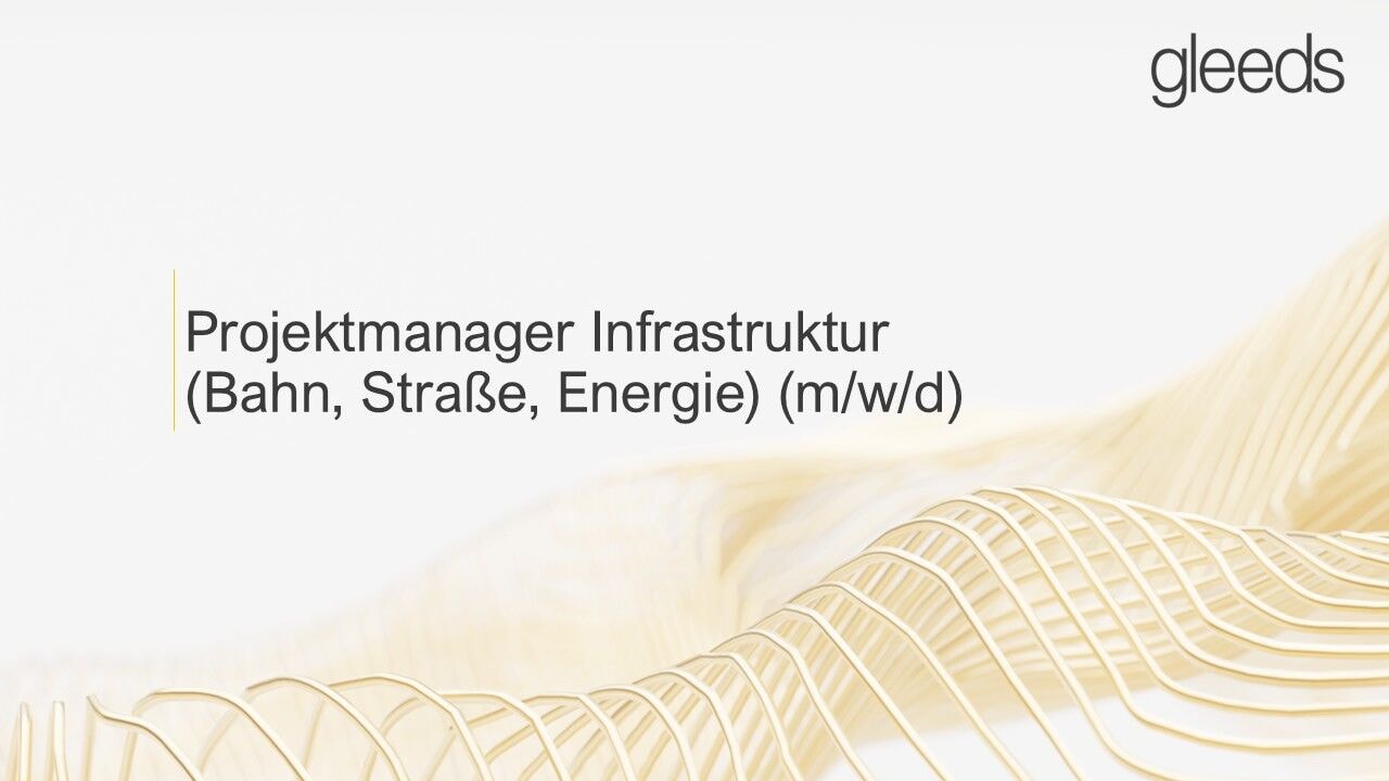 Projektmanager Infrastruktur (Bahn, Straße, Energie) (m/w/d)