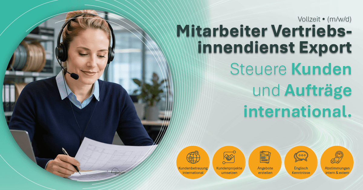 Mitarbeiter Vertriebsinnendienst Export (m/w/d)